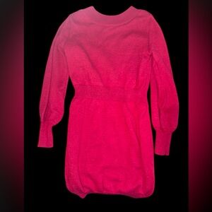 SHEIN Deep Red Knit Sweater